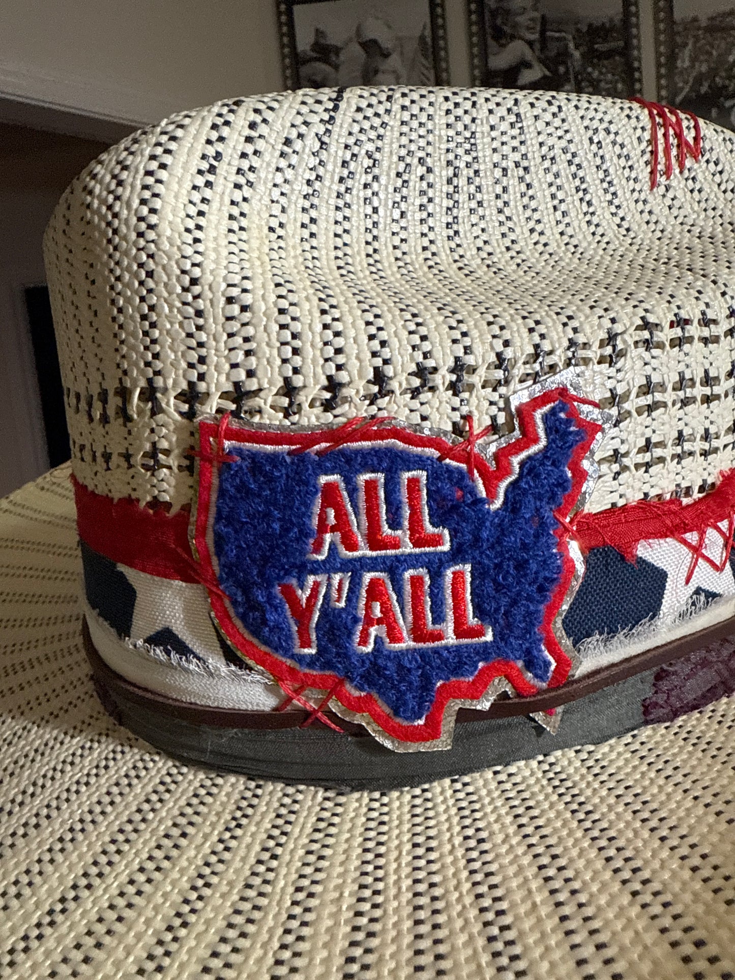 The Patriot - Truck Stop Cowgirl Straw Hat