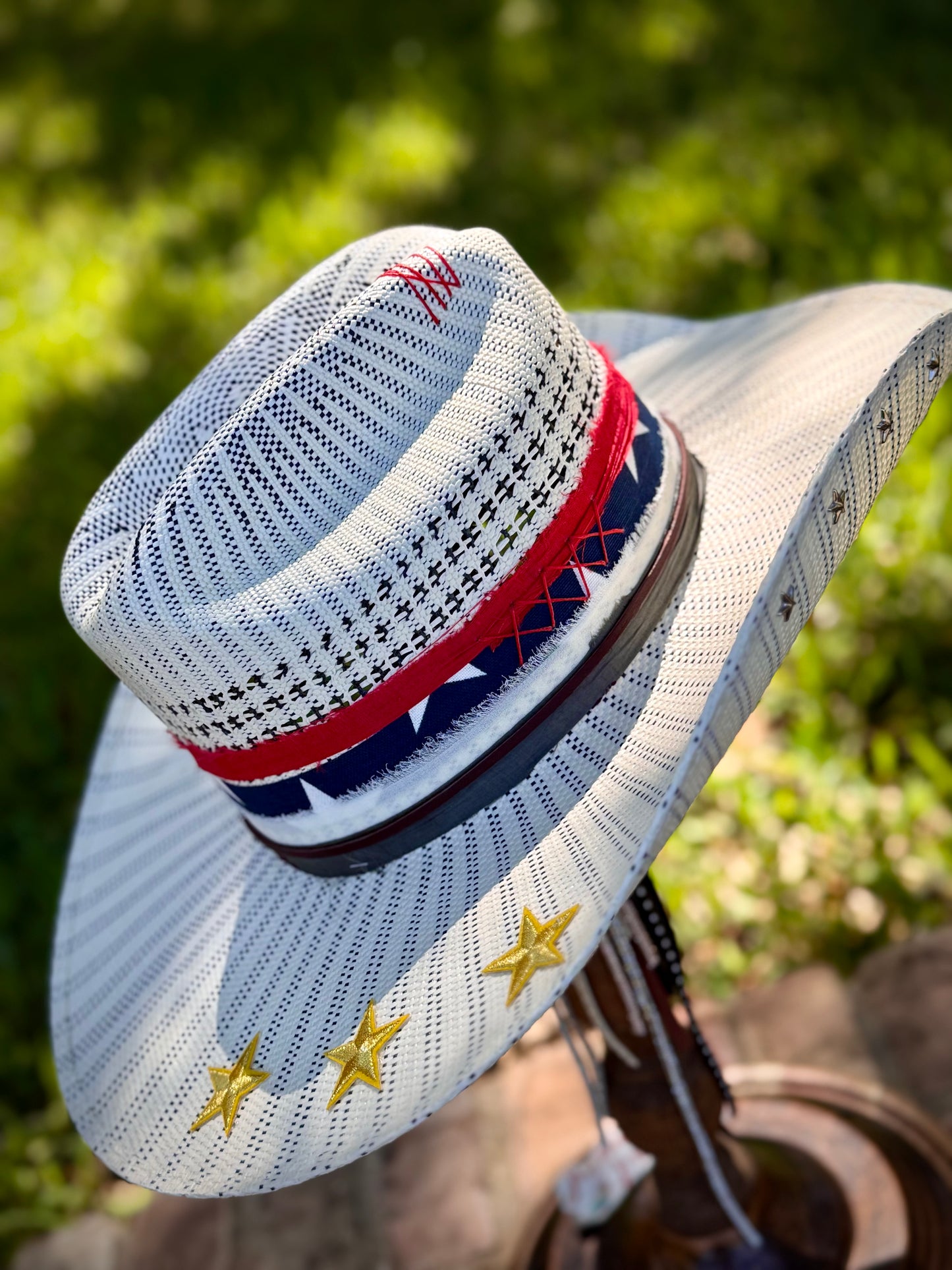 The Patriot - Truck Stop Cowgirl Straw Hat