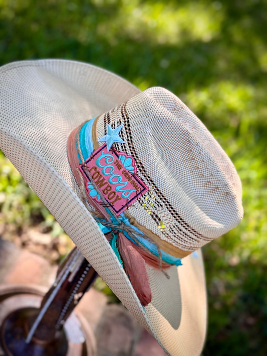 Coors Cowgirl - Truck Stop Cowgirl Straw Hat