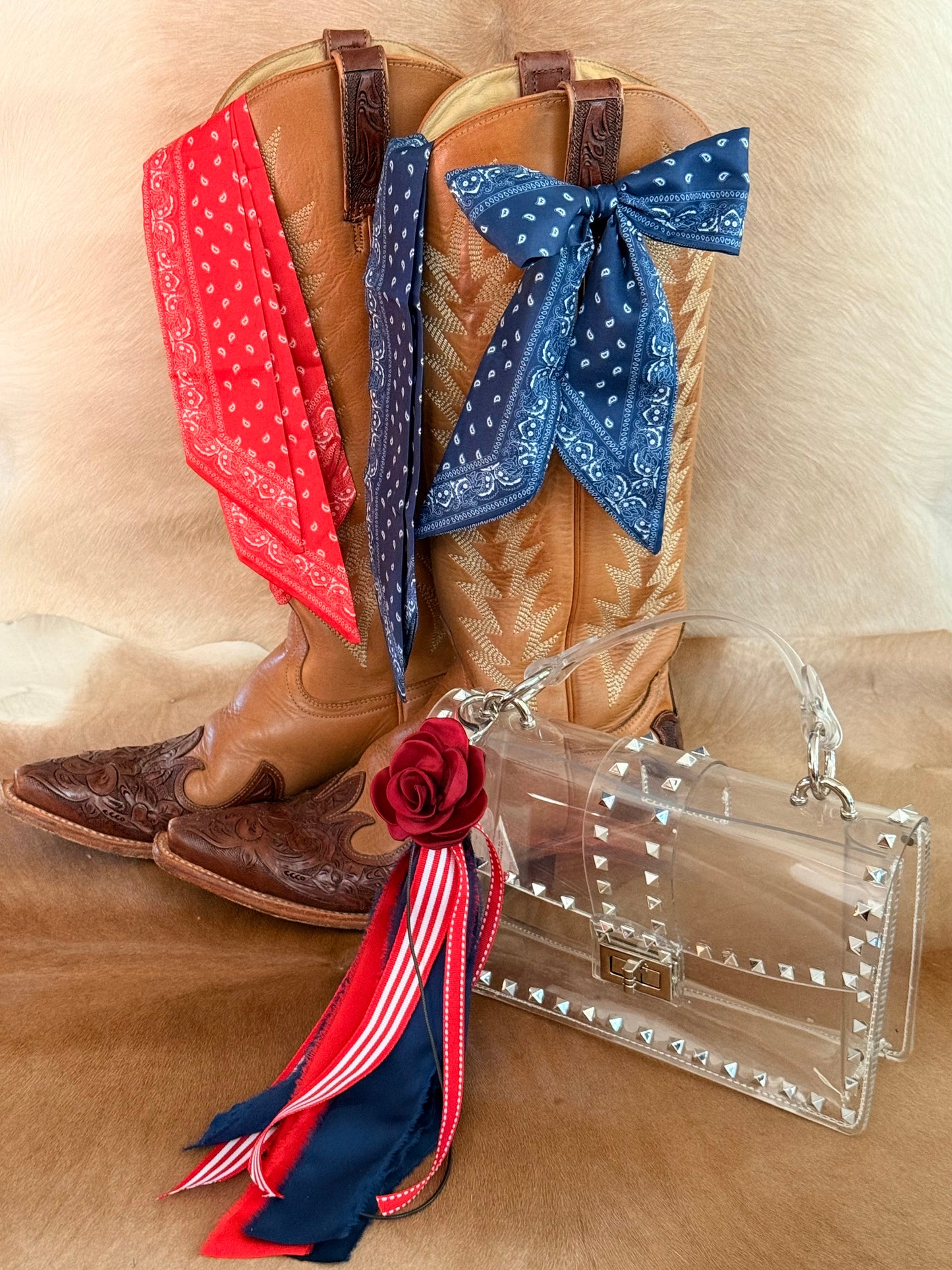 Boot Bows - Game Day Colors