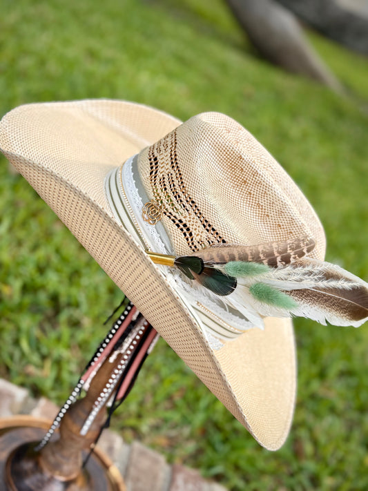The Birmingham - Customized Straw Cowboy Hat