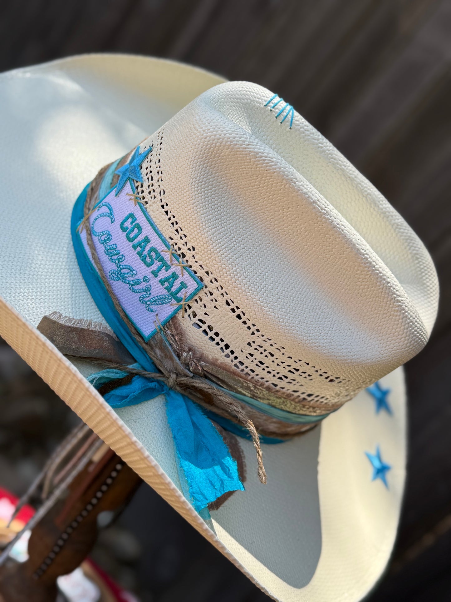 Coastal Cowgirl - Truck Stop Cowgirl Straw Hat
