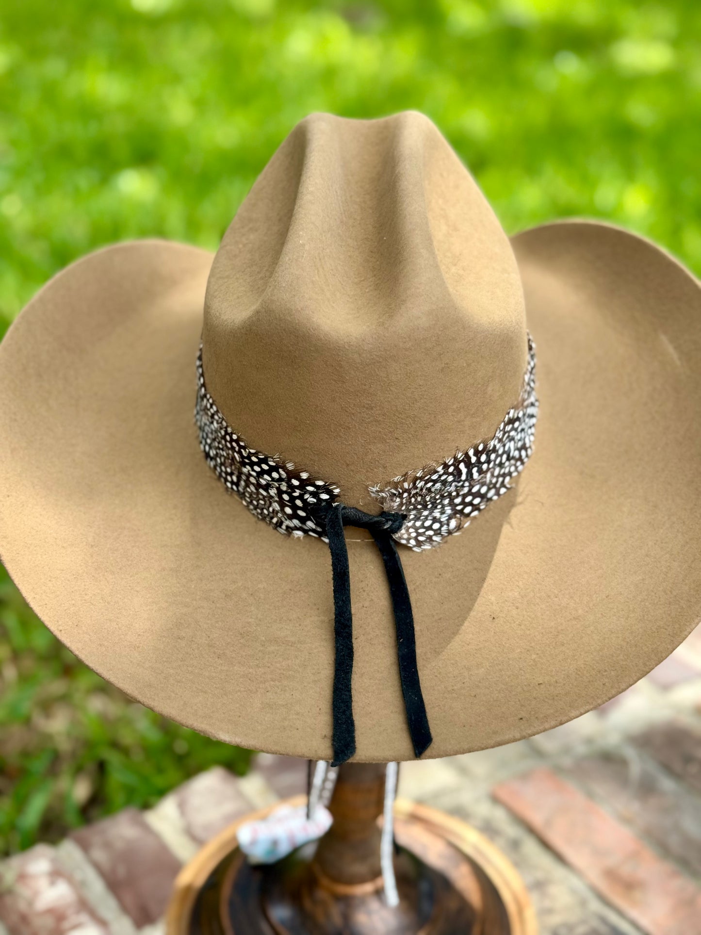 Black & White Feather Hatband