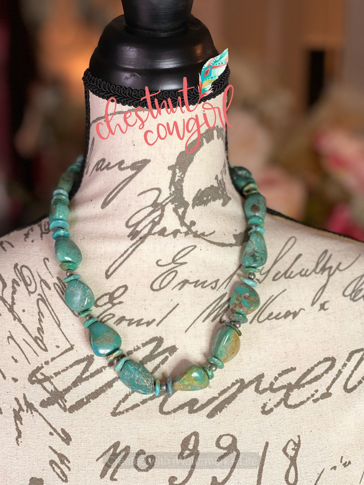 Chunk Turquoise Necklace - XLarge Chunk