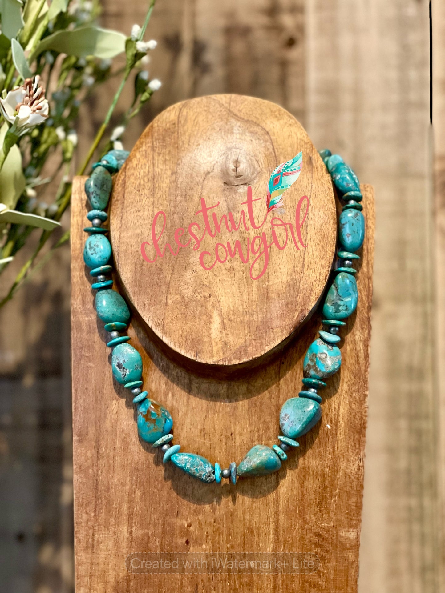 Chunk Turquoise Necklace - XLarge Chunk