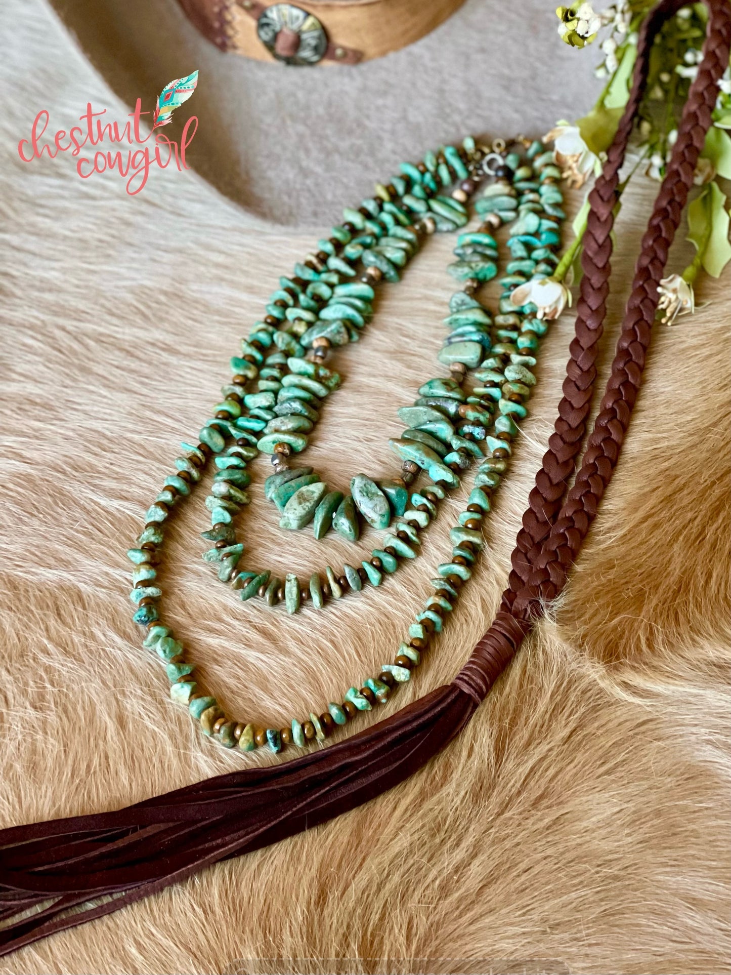 Leather Braided Necklace
