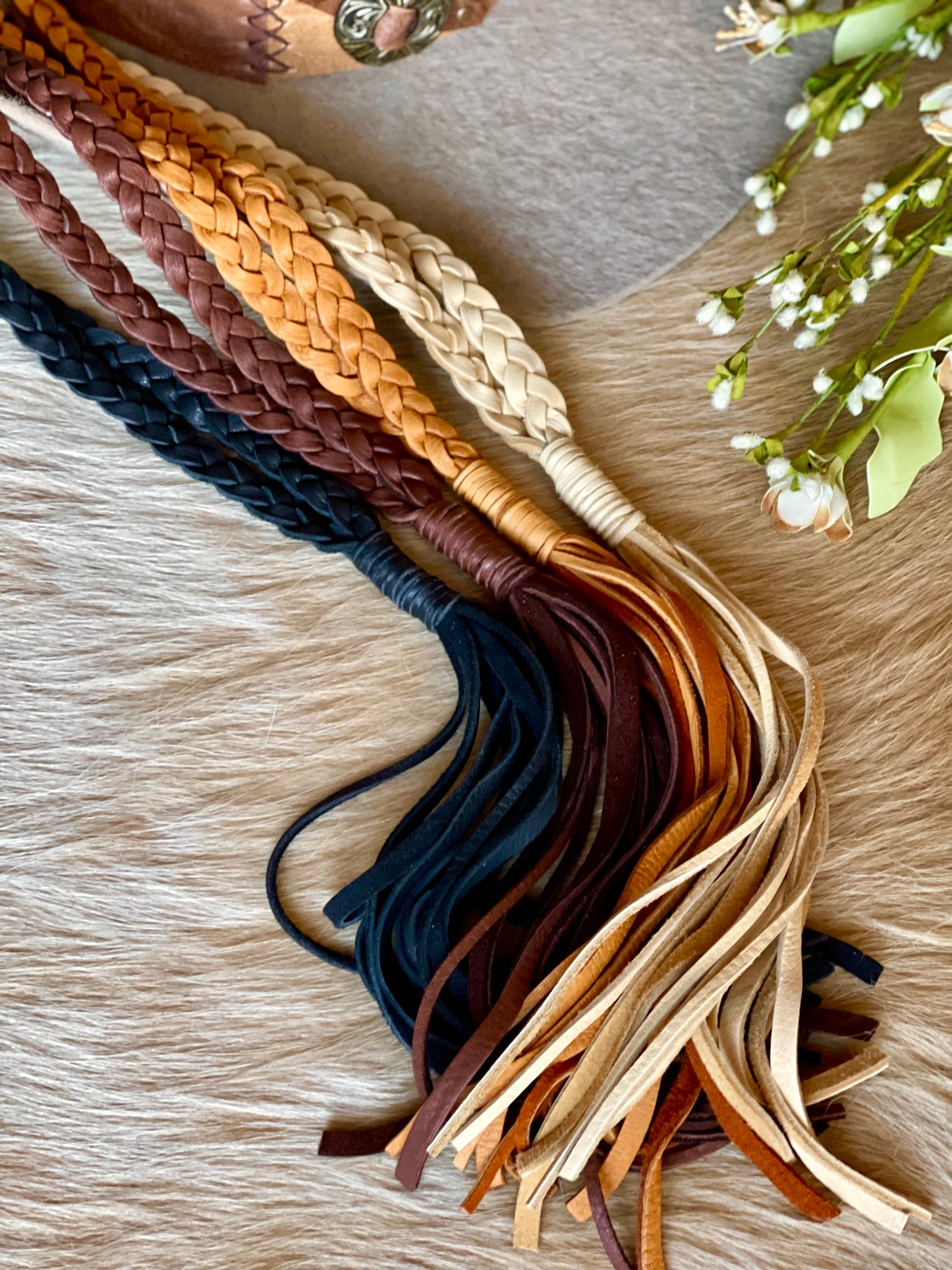 Leather Braided Necklace