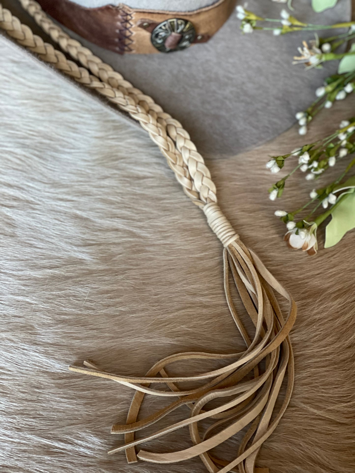 Leather Braided Necklace
