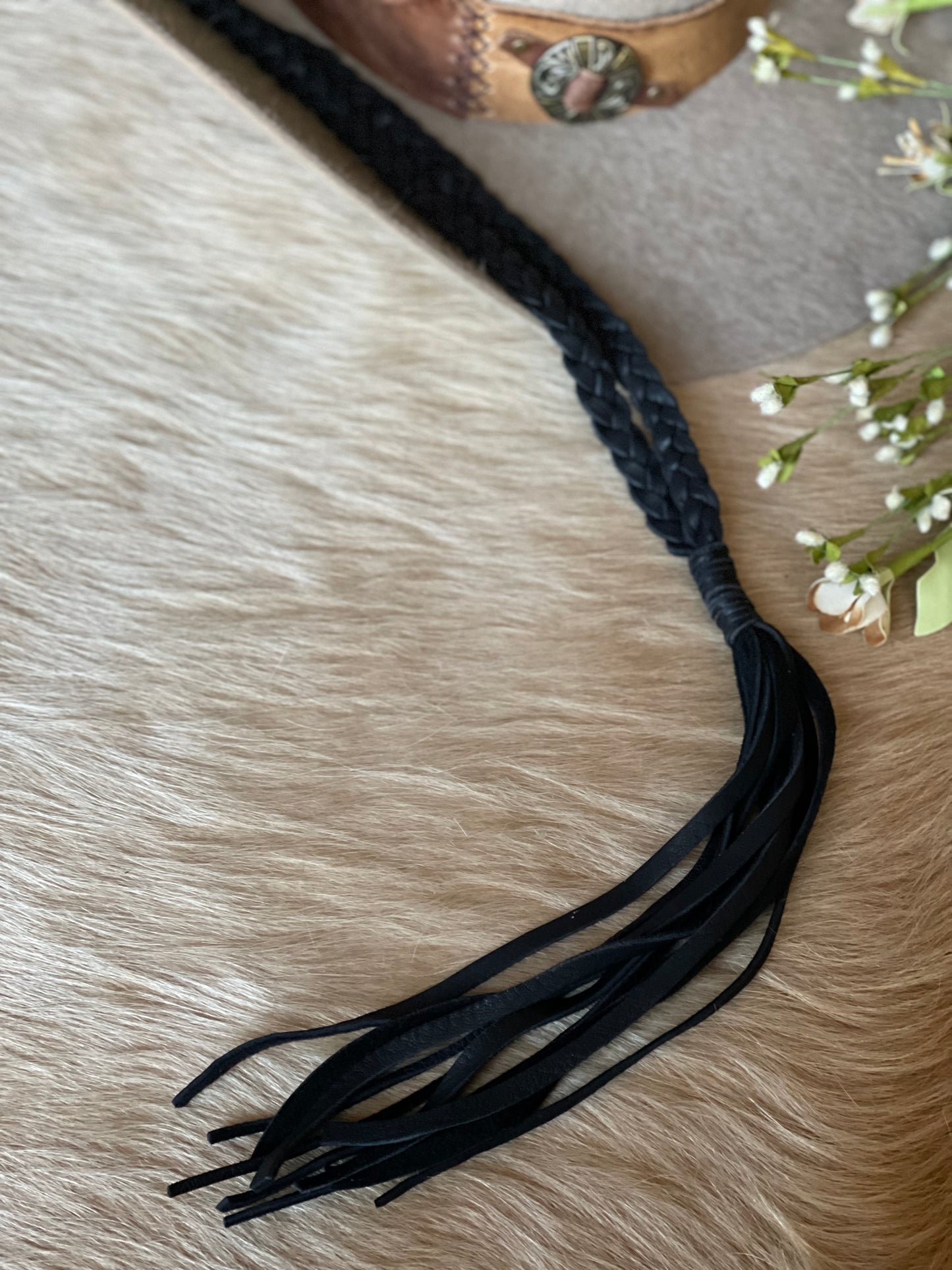 Leather Braided Necklace