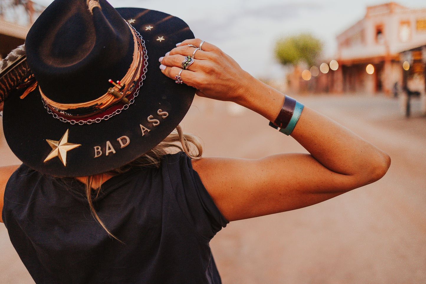 Customized Western Fashion Hat - Bad Ass