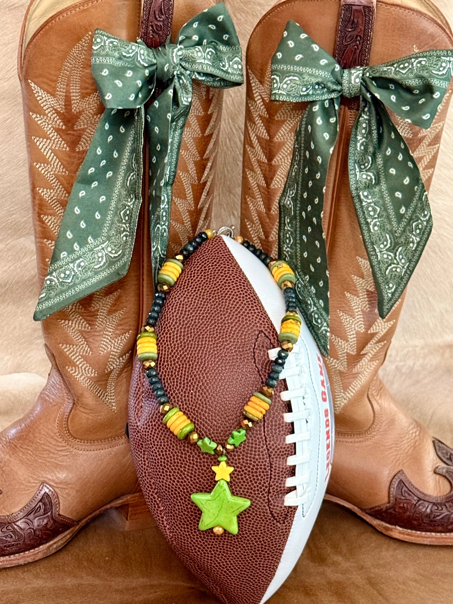 Boot Bows -  Game Day Colors