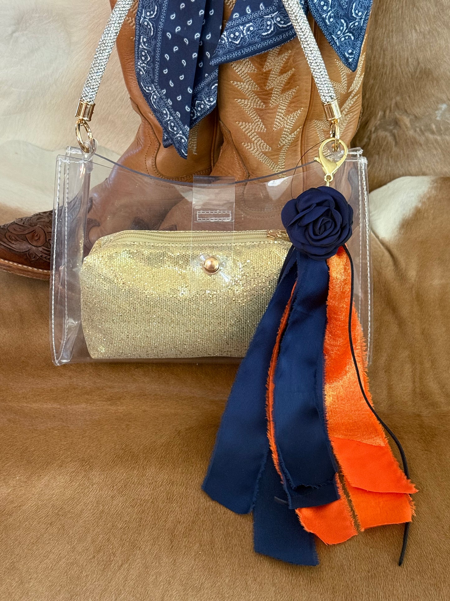 Game Day - Ribbon Purse Tassel