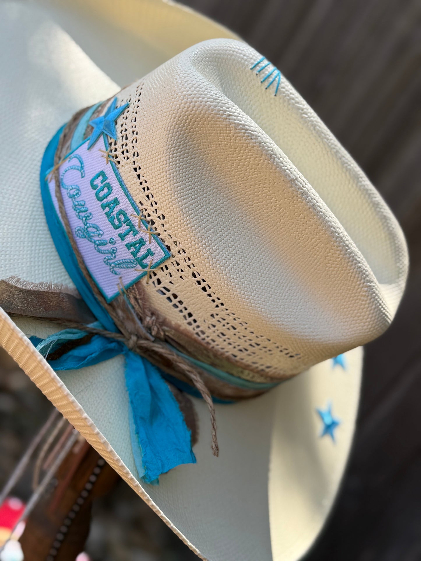 Coastal Cowgirl - Truck Stop Cowgirl Straw Hat