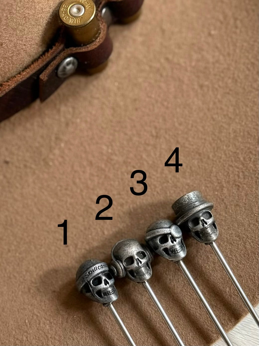 Skull - Bad A$$ Hat Pick