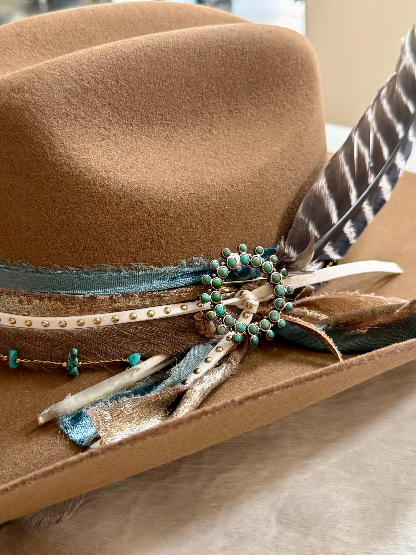 Sterling Silver & Turquoise Hat Pin