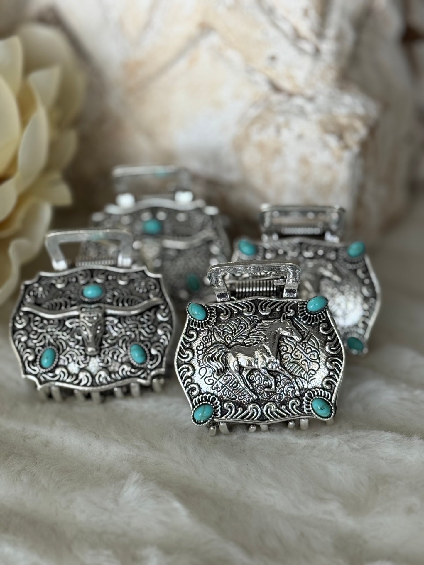 Detailed Southwestern Hair Clip