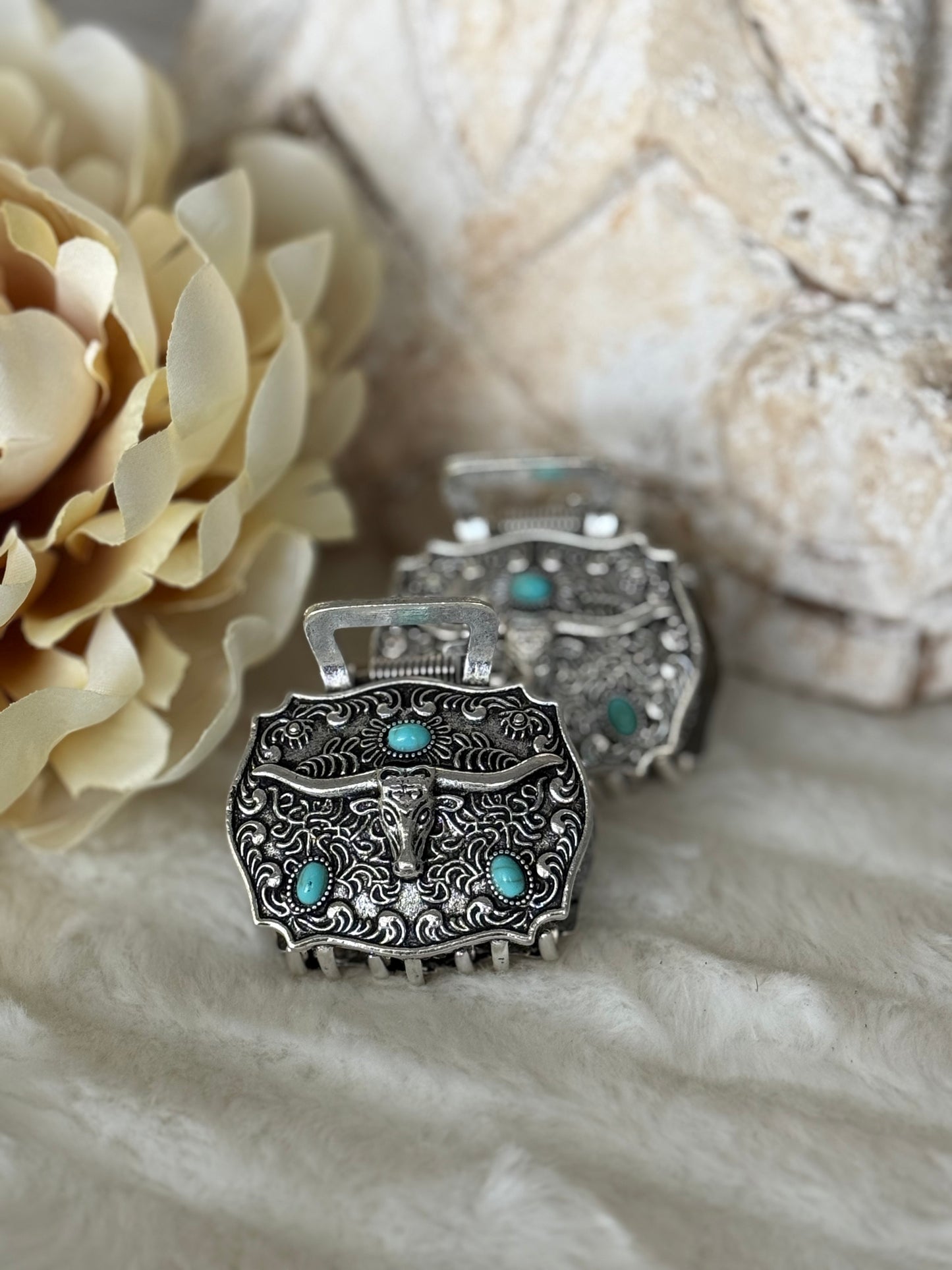 Detailed Southwestern Hair Clip