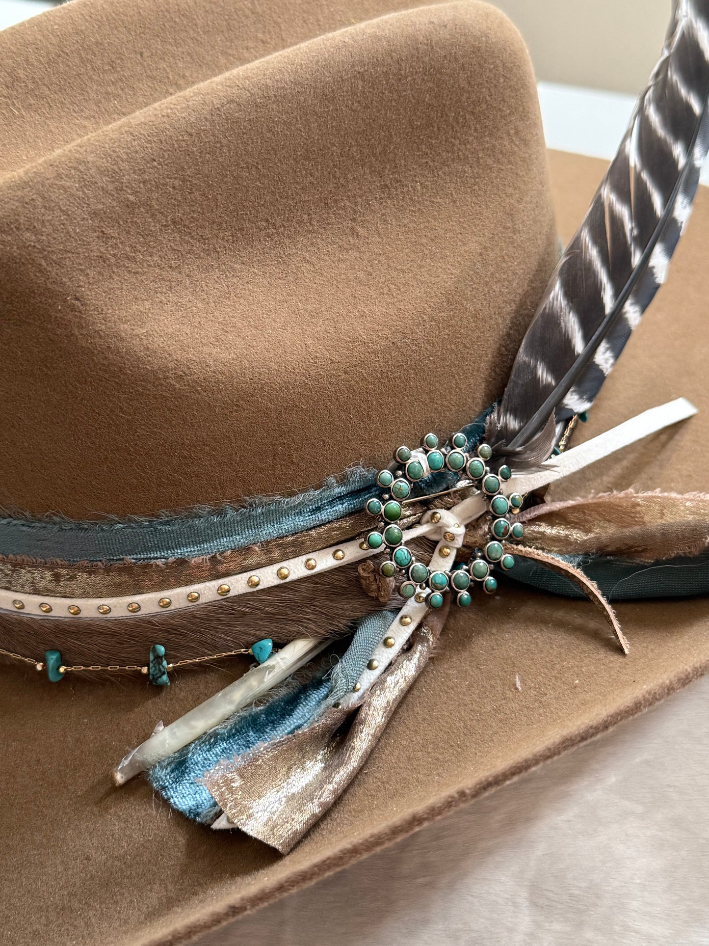 Sterling Silver & Turquoise Hat Pin