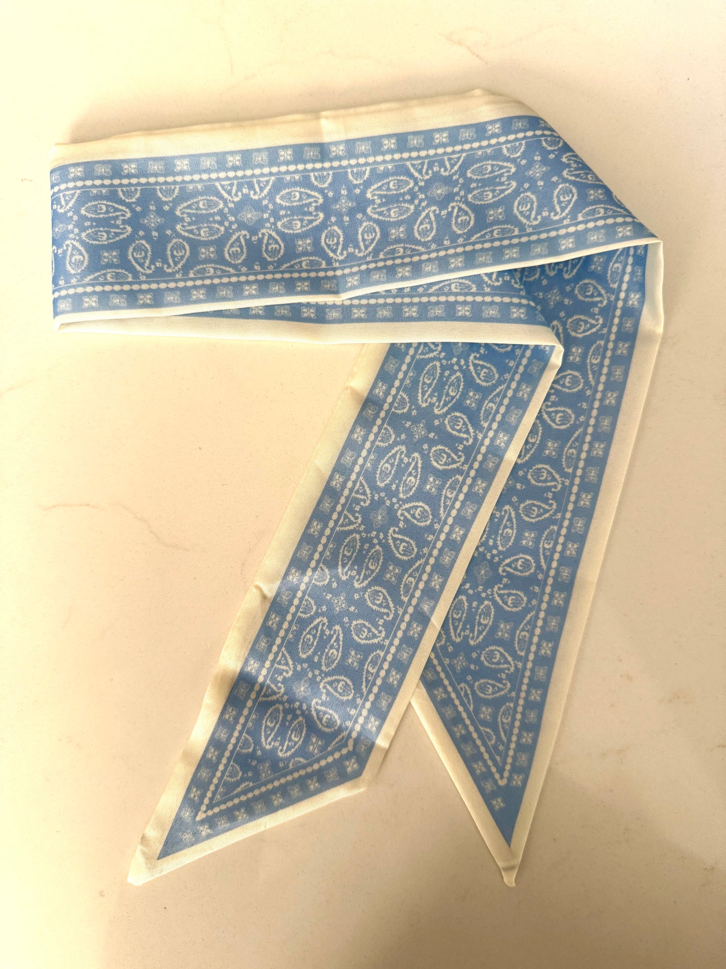 Twill Silk Scarves -  Paisley