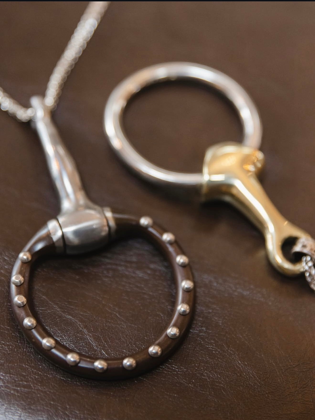 Snaffle Bit Necklace - Two-Tone