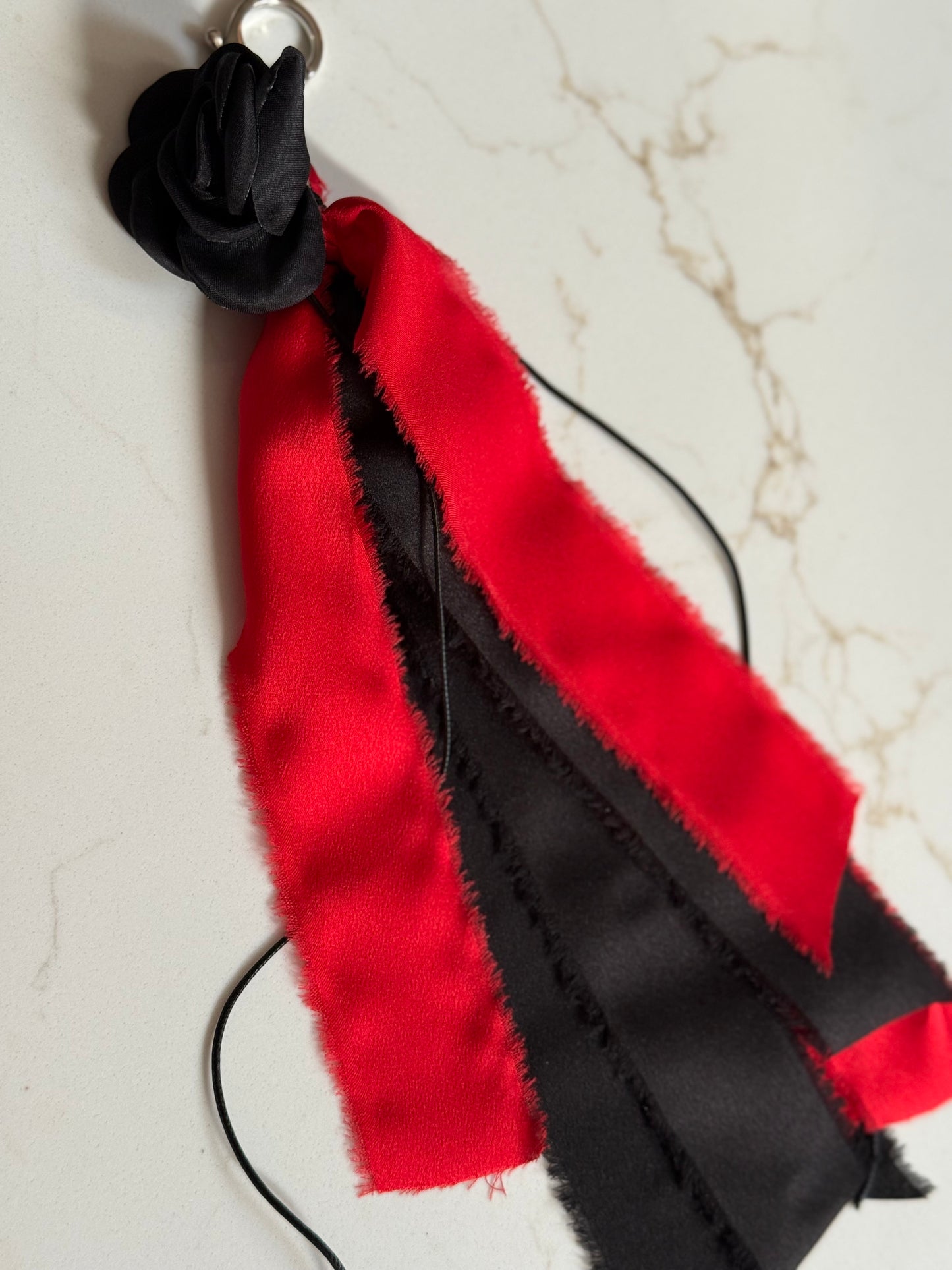 Purse Tassel | Red &Black Game Day Accessory