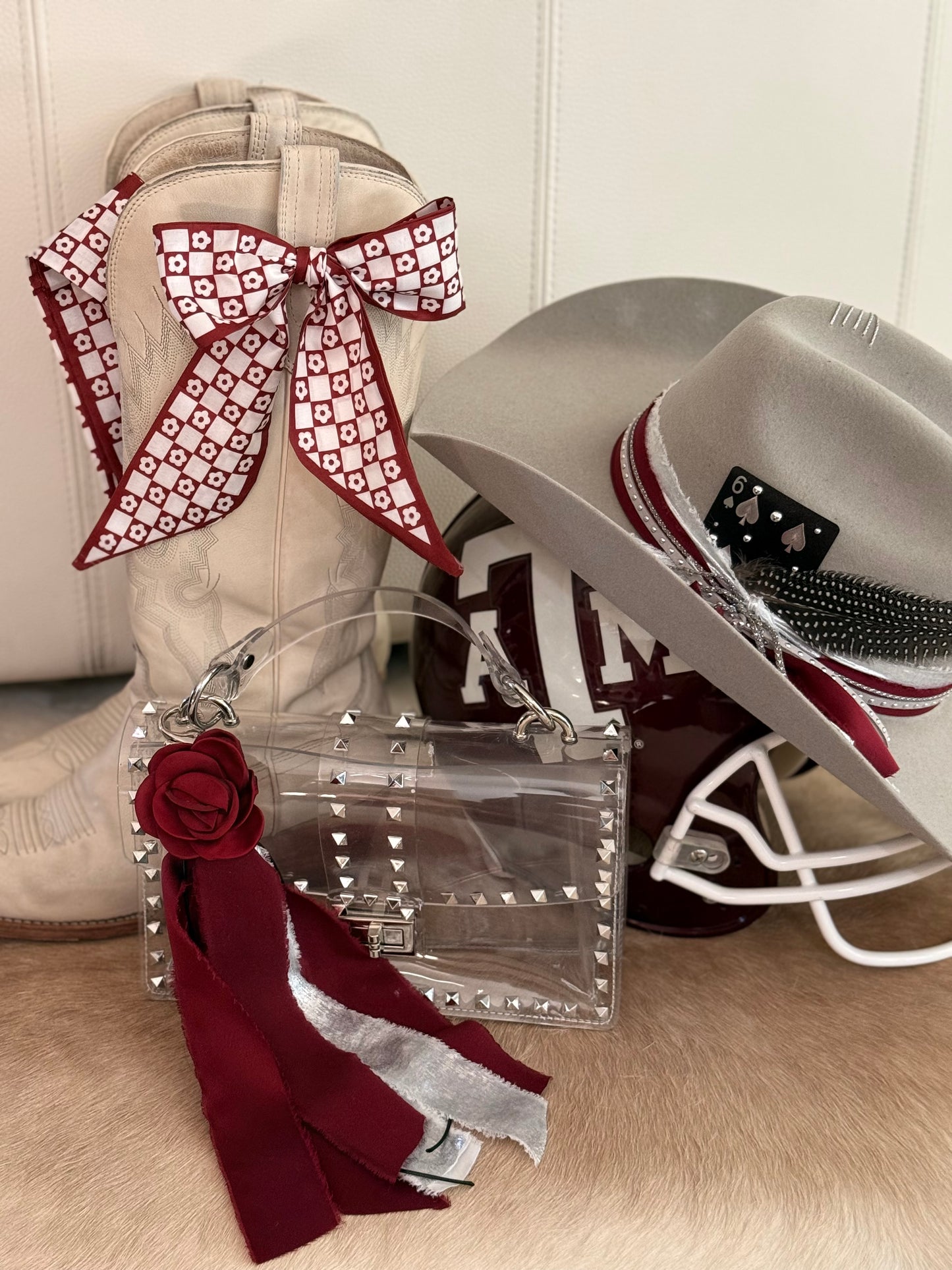 Boot Bows -  Game Day Colors