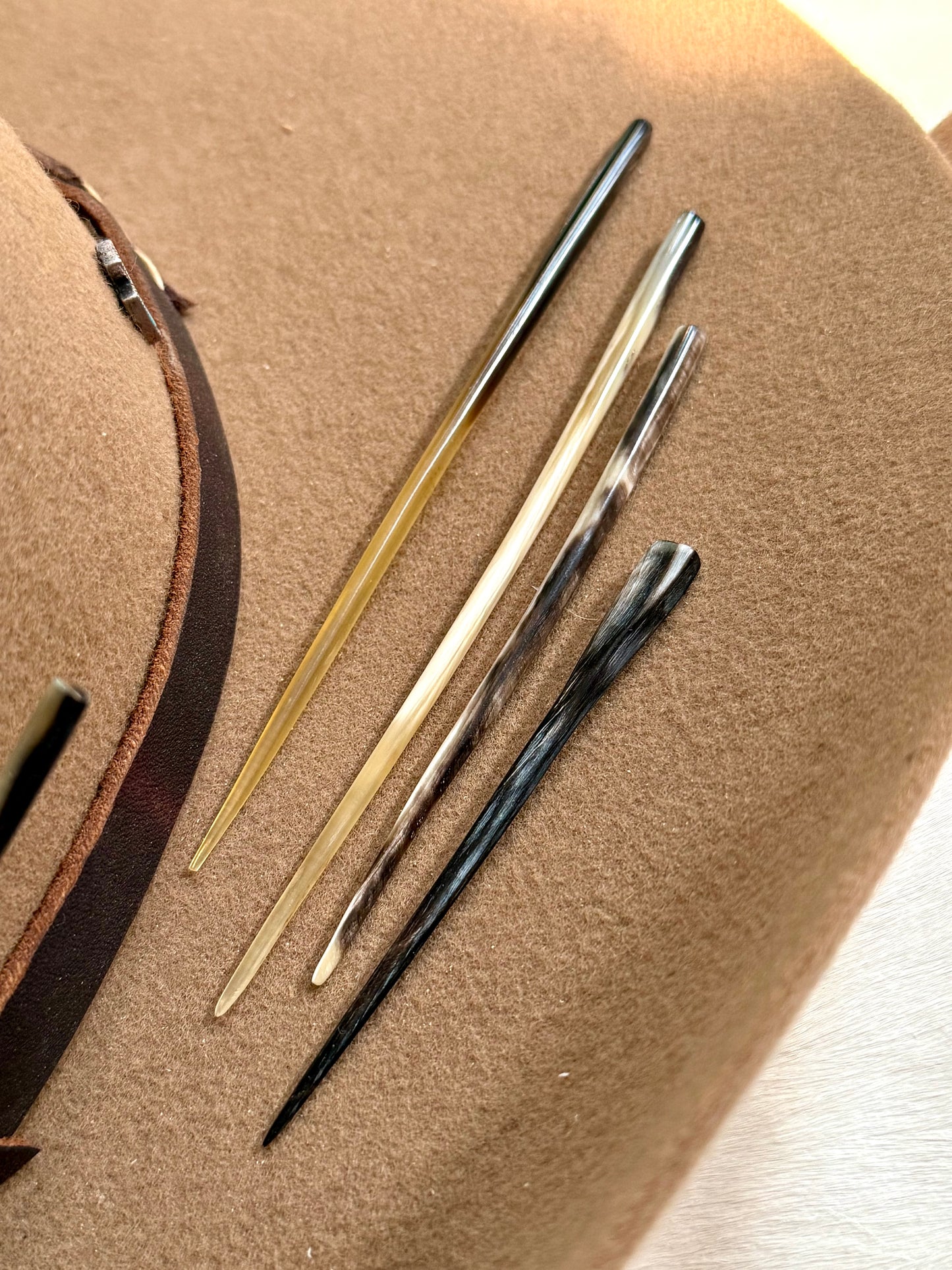Water Buffalo Horn - Hat Pick