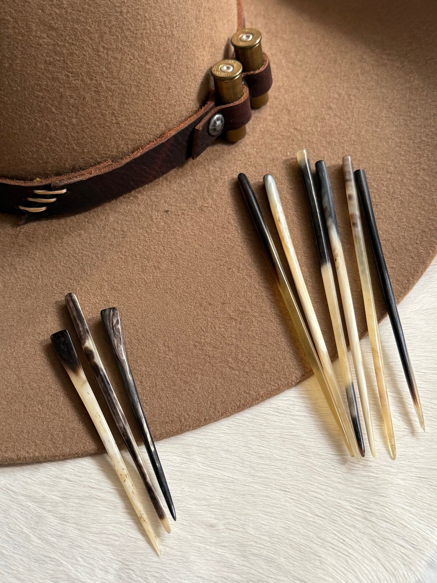 Water Buffalo Horn - Hat Pick