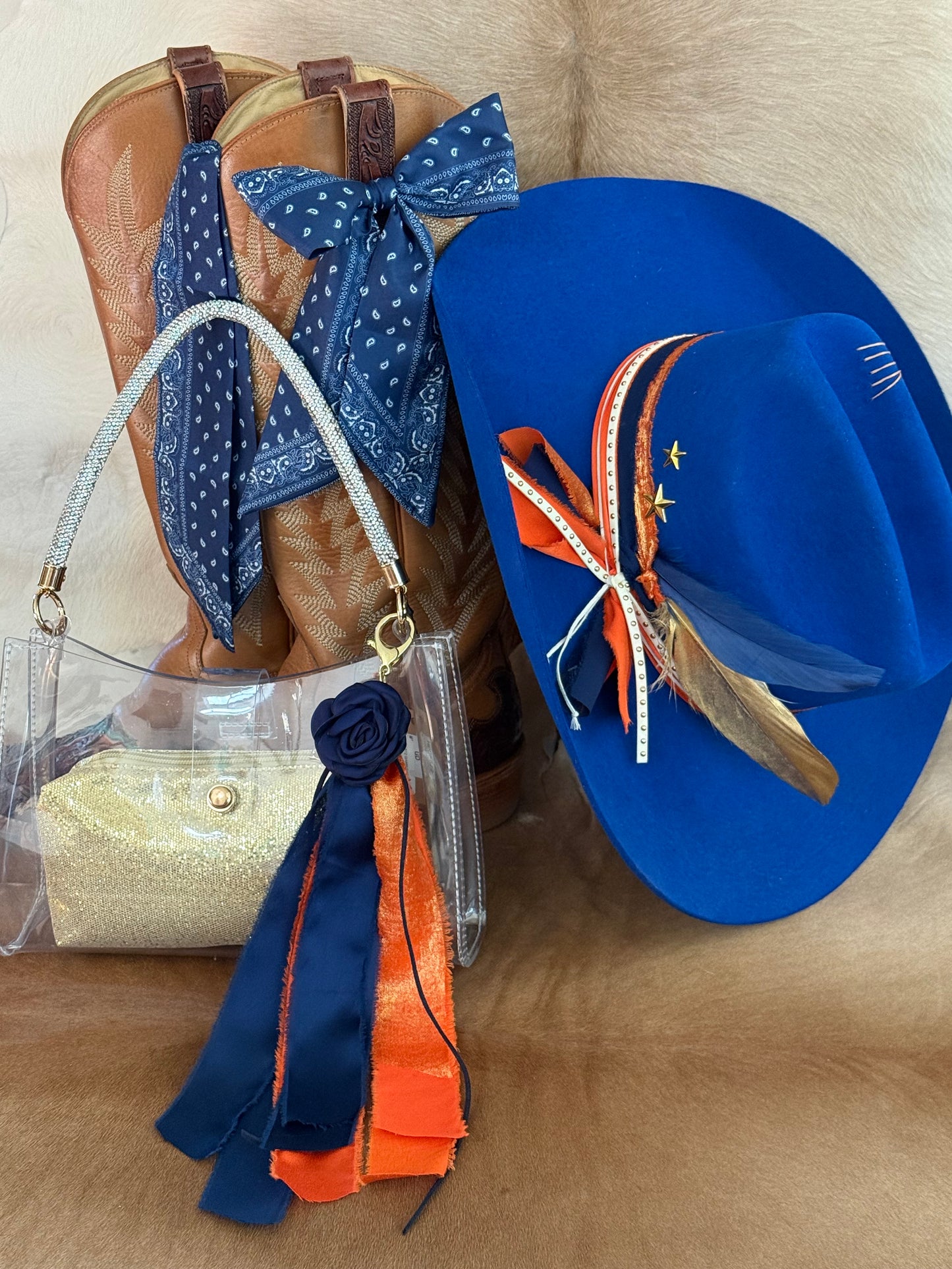 Orange & Blue - Game Day Hat