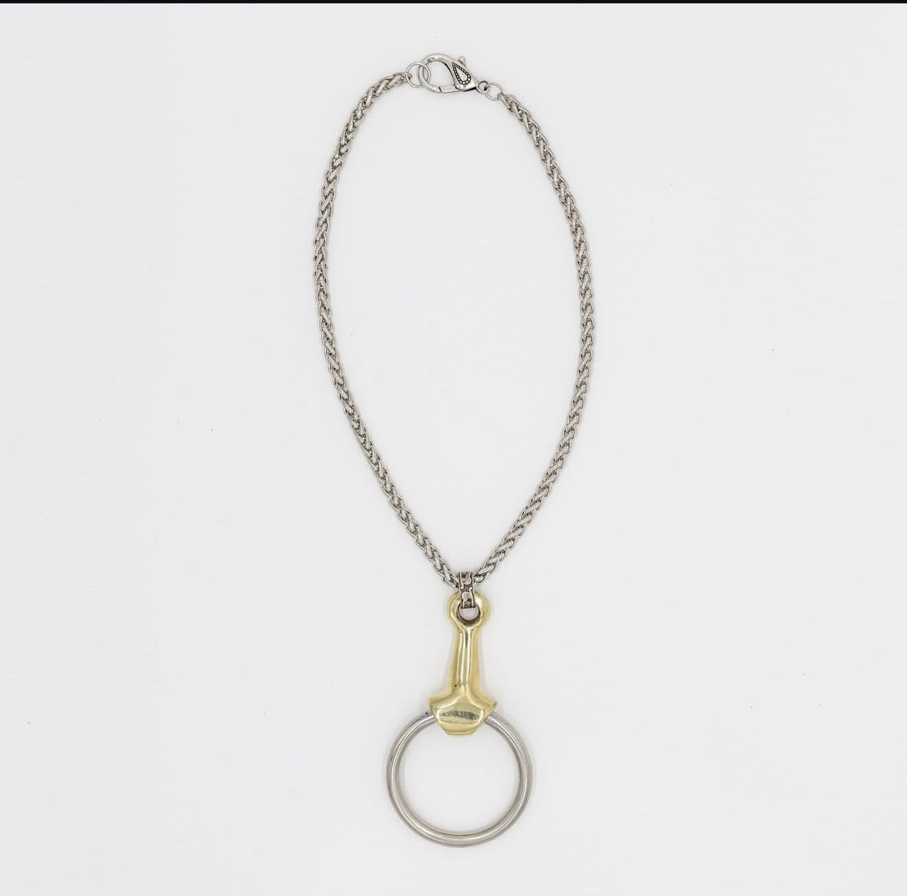Snaffle Bit Necklace - Two-Tone