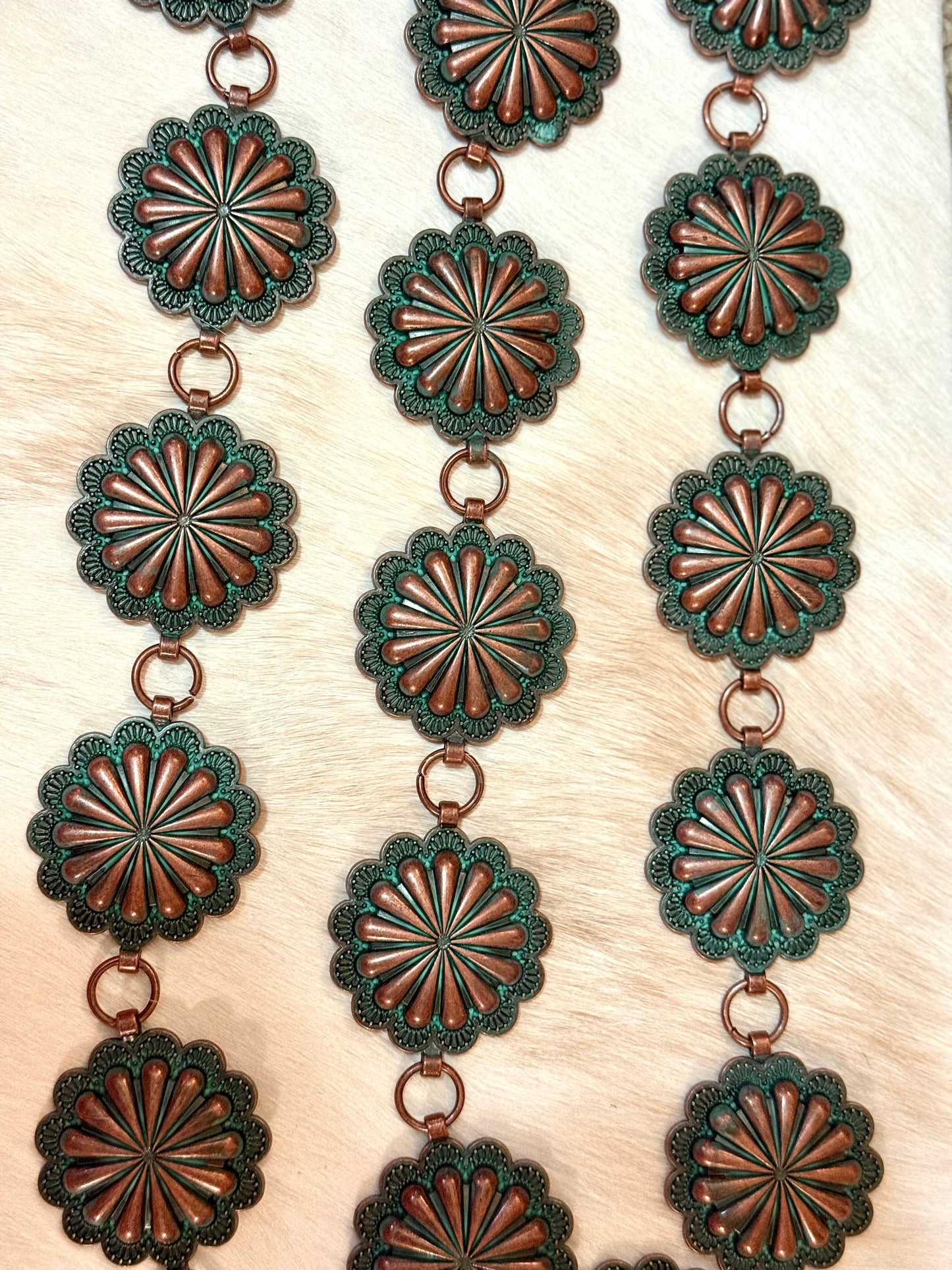 Round Concho Belt