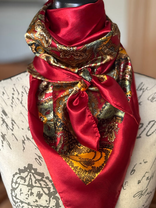 Wild Rag - Red Paisley