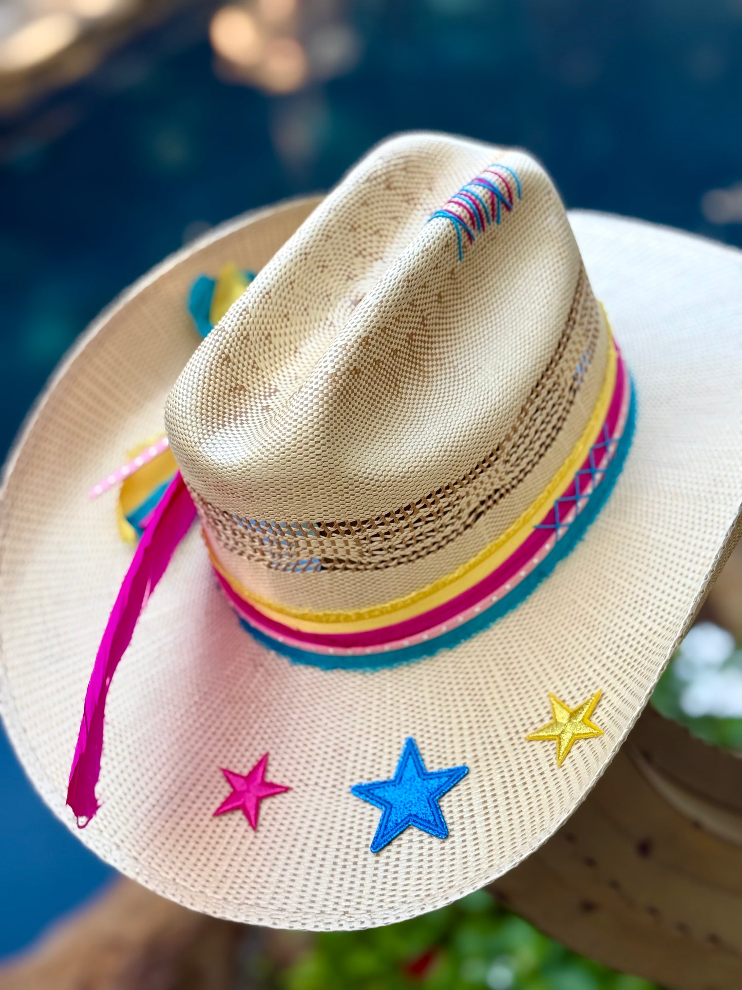 Beach Hair Don't Care - Truck Stop Cowgirl Straw Hat