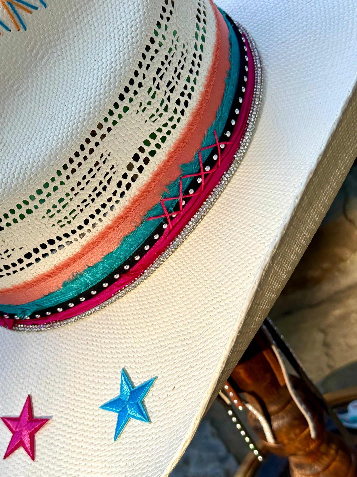 Spurs Retro I - Classic Straw Hat