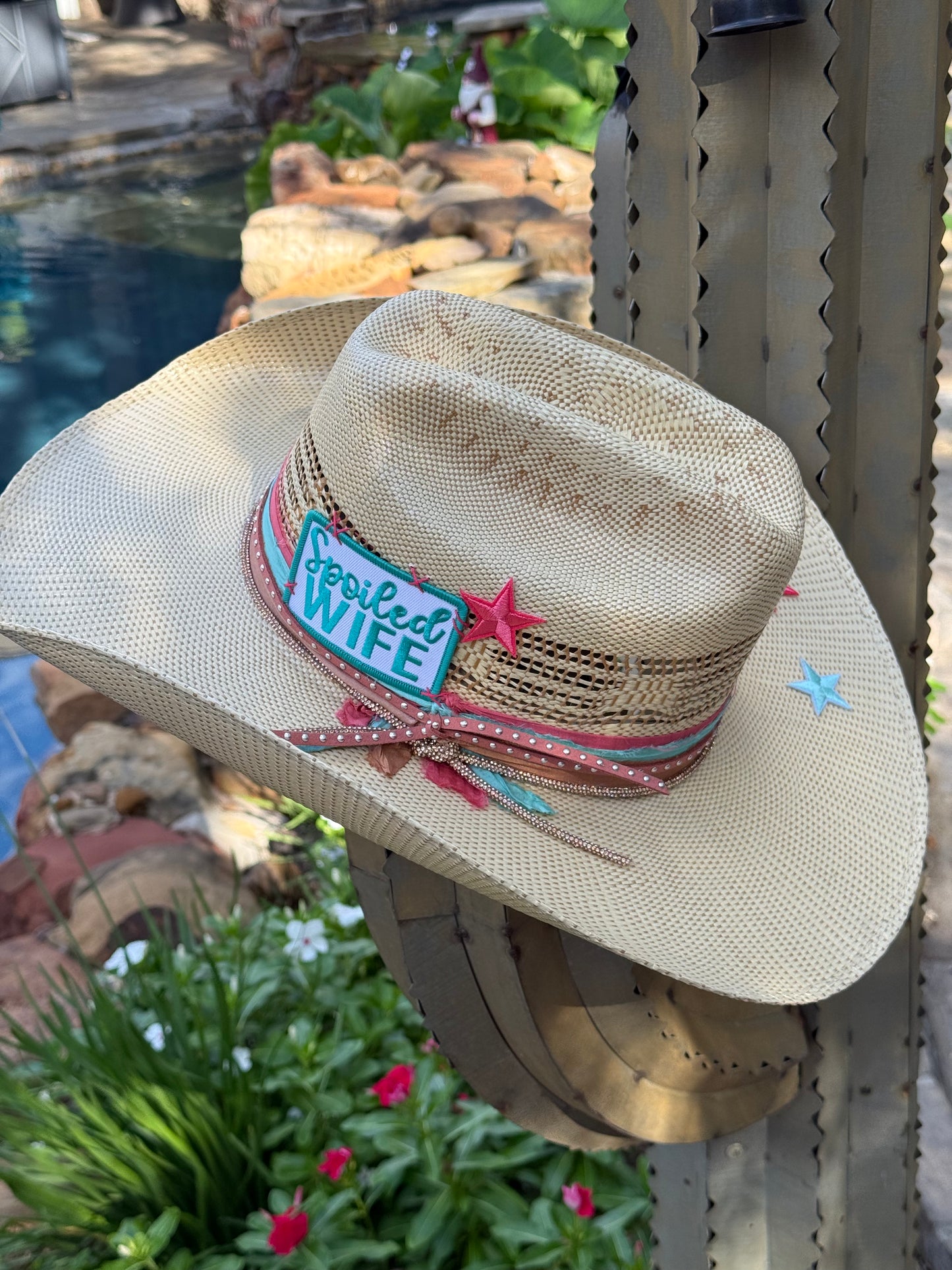 Spoiled Wife - Truck Stop Cowgirl Straw Hat