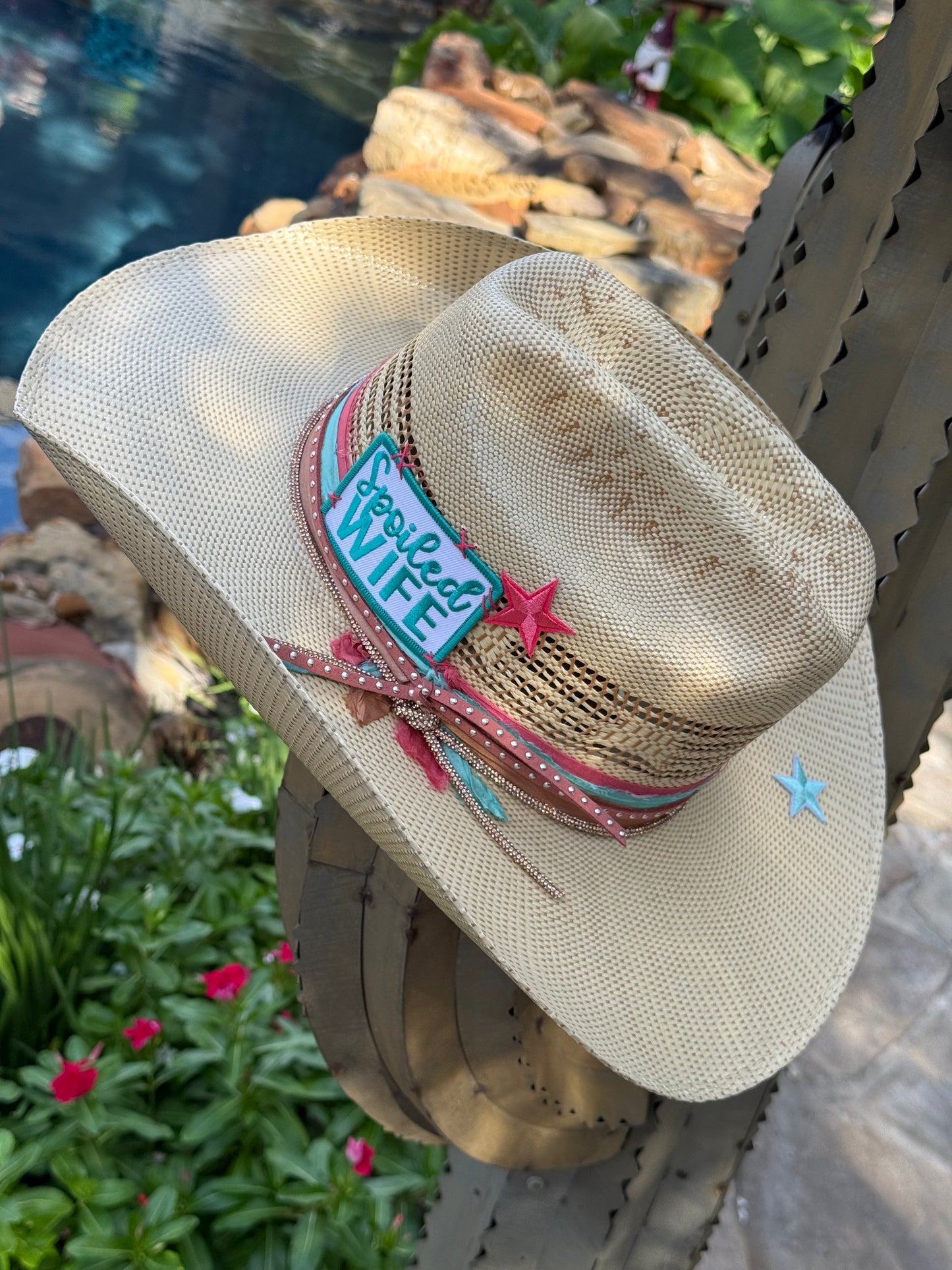 Spoiled Wife - Truck Stop Cowgirl Straw Hat