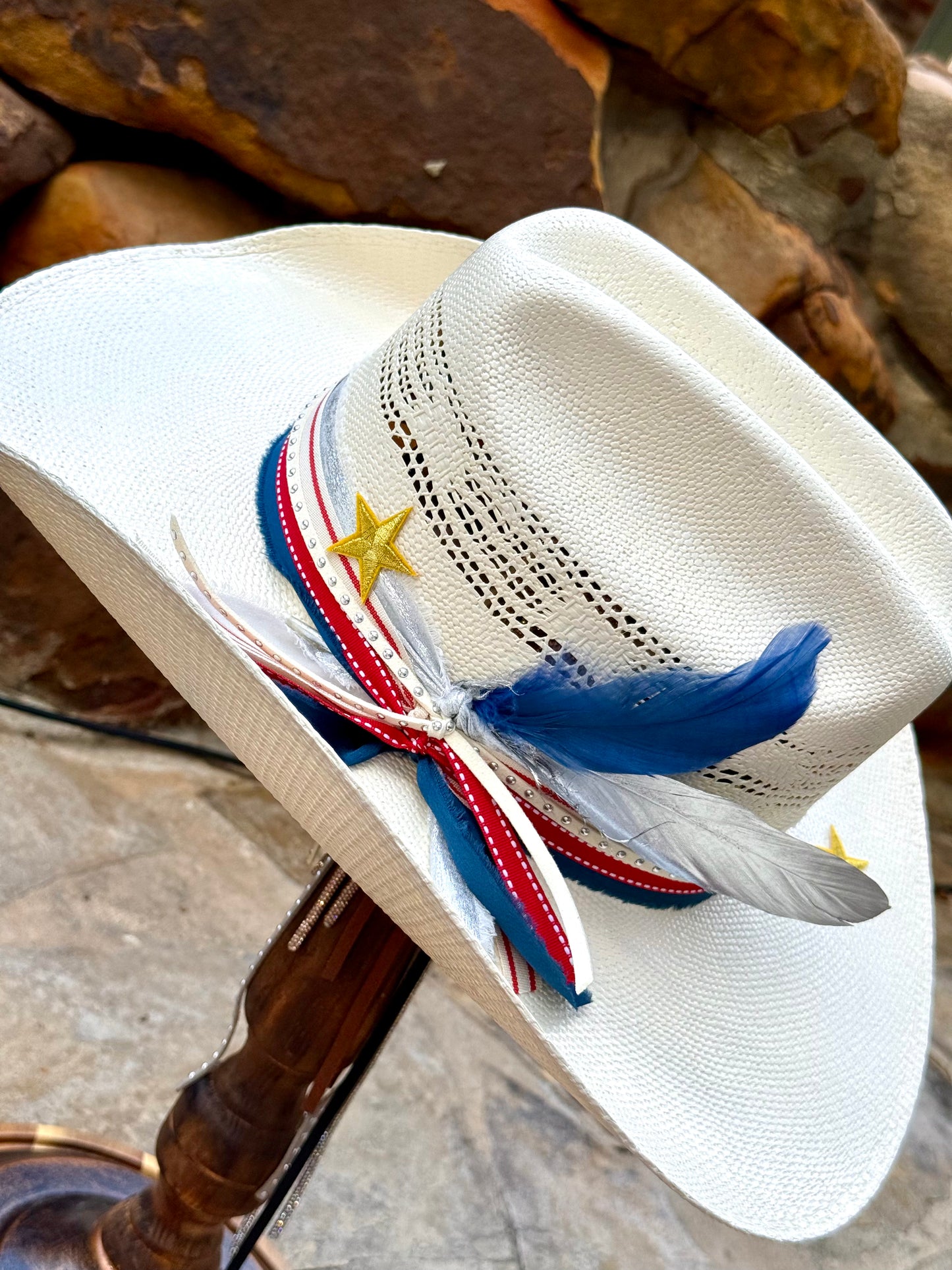 American Babe- Truck Stop Cowgirl Straw Hat (Copy)