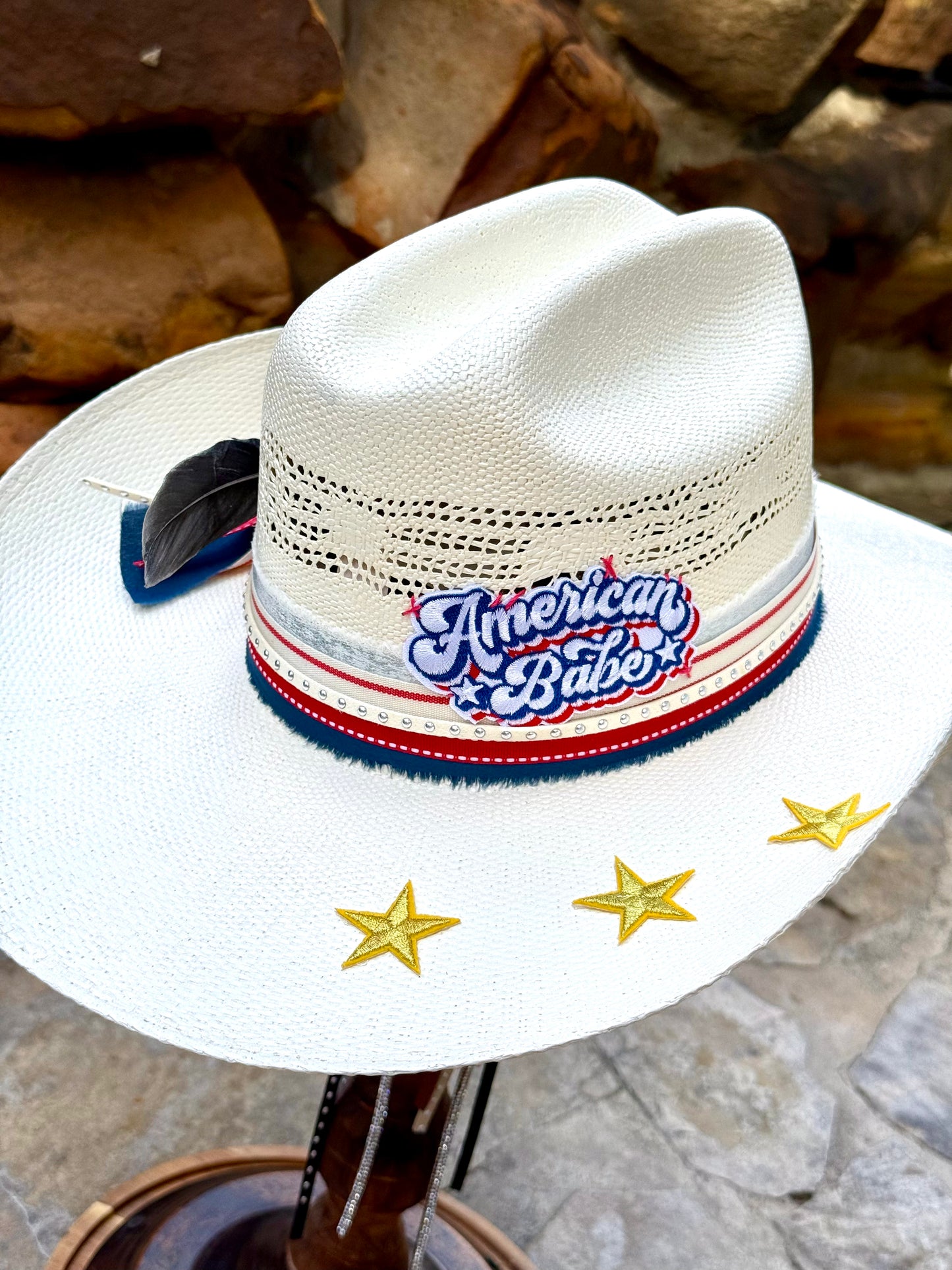 American Babe- Truck Stop Cowgirl Straw Hat (Copy)