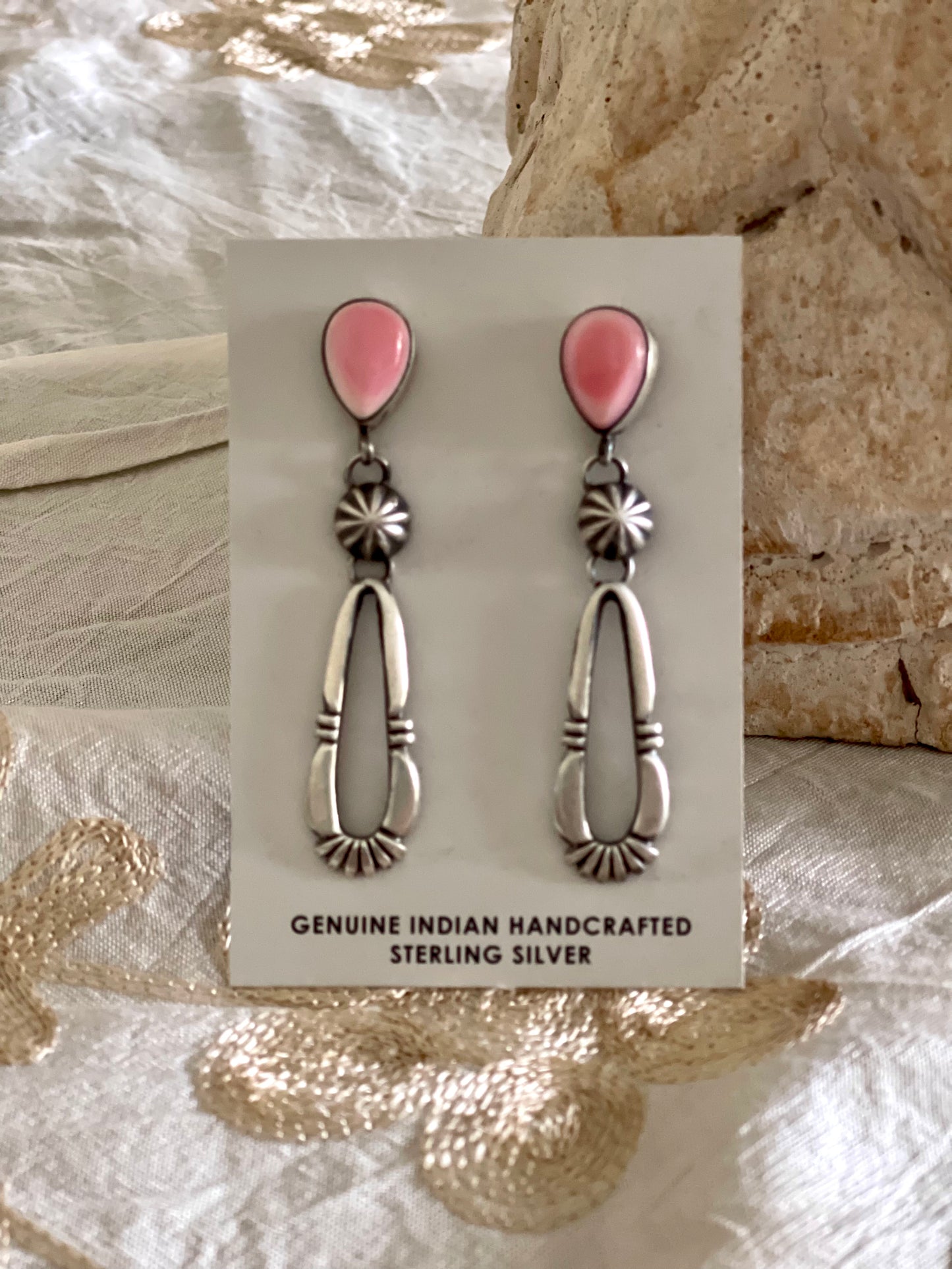 Pink-Conch In Sterling Silver