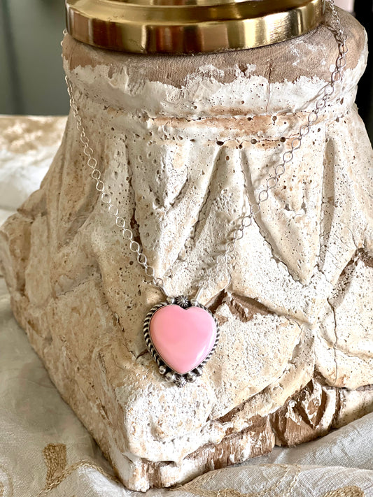 Sweetheart Pink-Conch In Sterling Silver