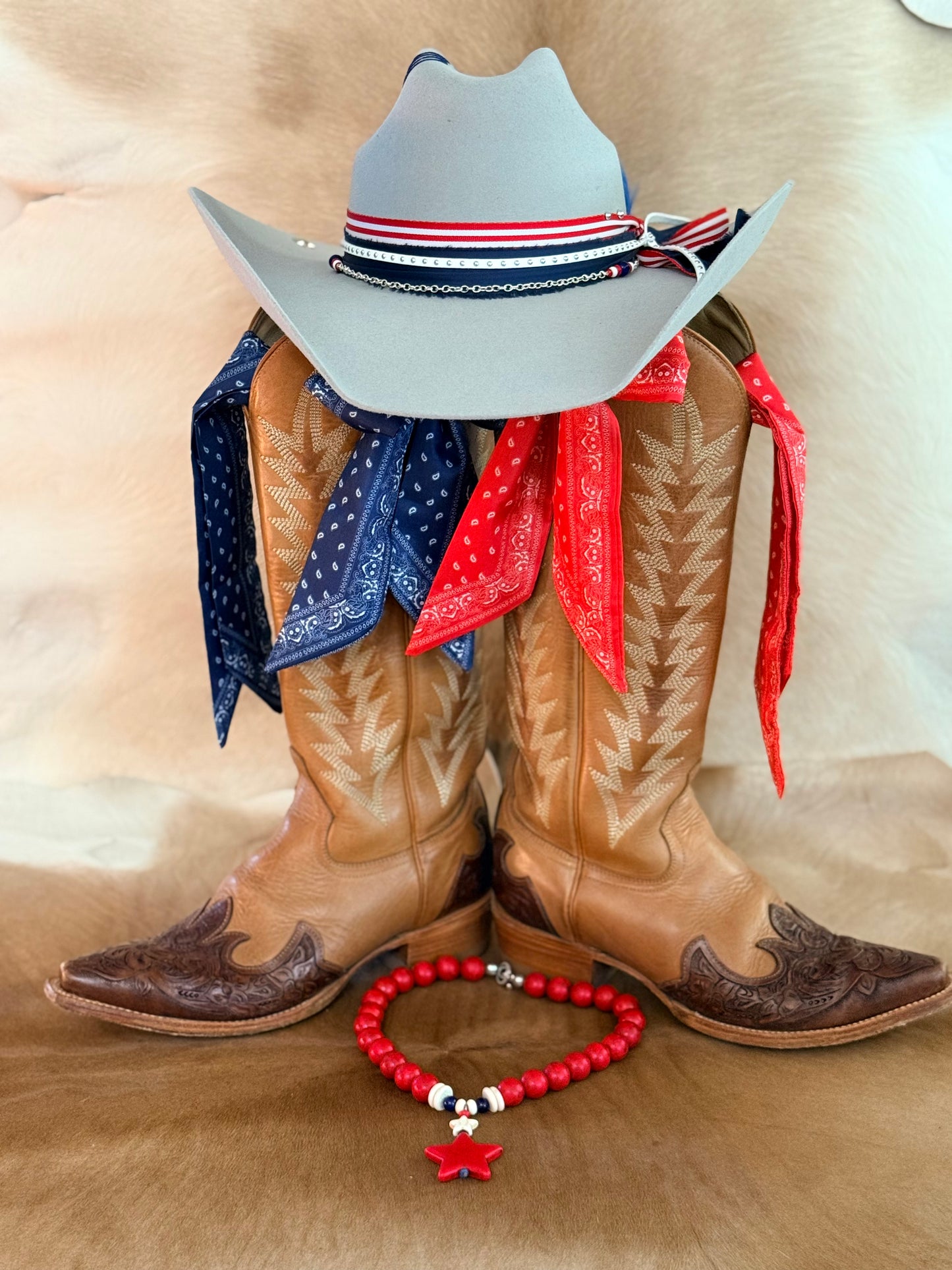 Red, White & Blue - Game Day Hat