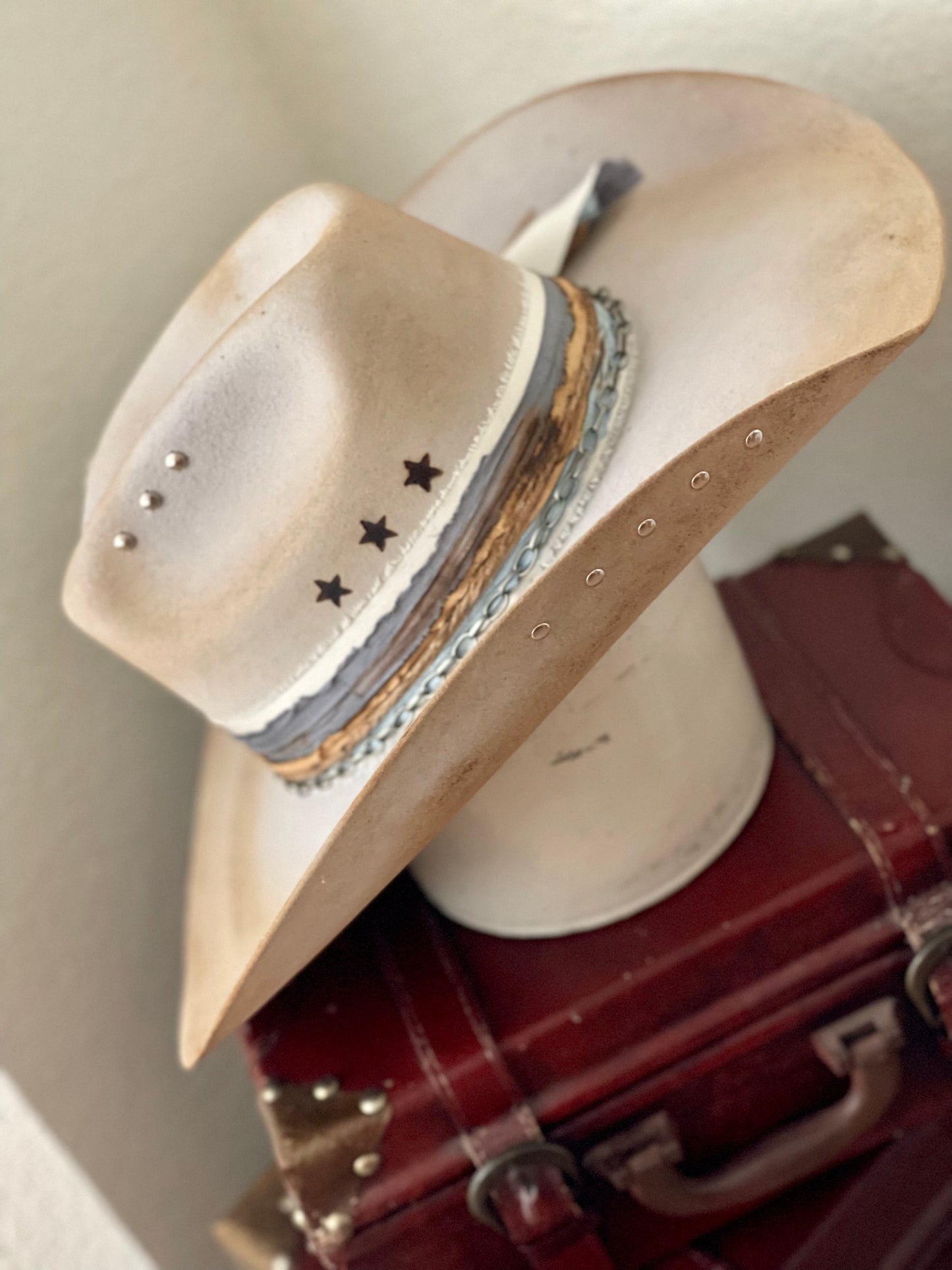 Customized Cowboy Hat - Texas Sky