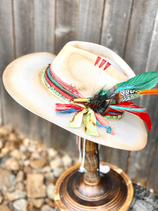 Customized Western Fashion Hat - The Laramie (Tan)