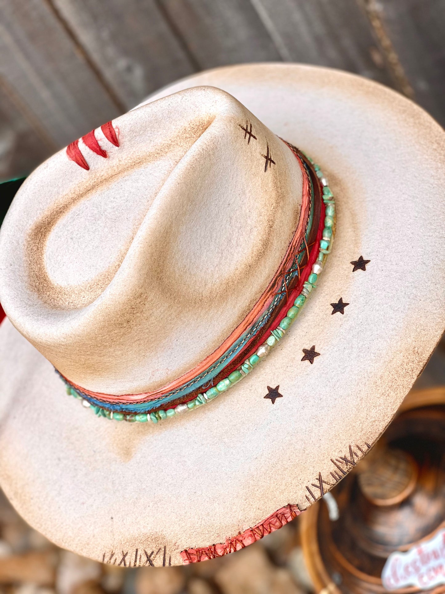 Customized Western Fashion Hat - The Laramie (Tan)