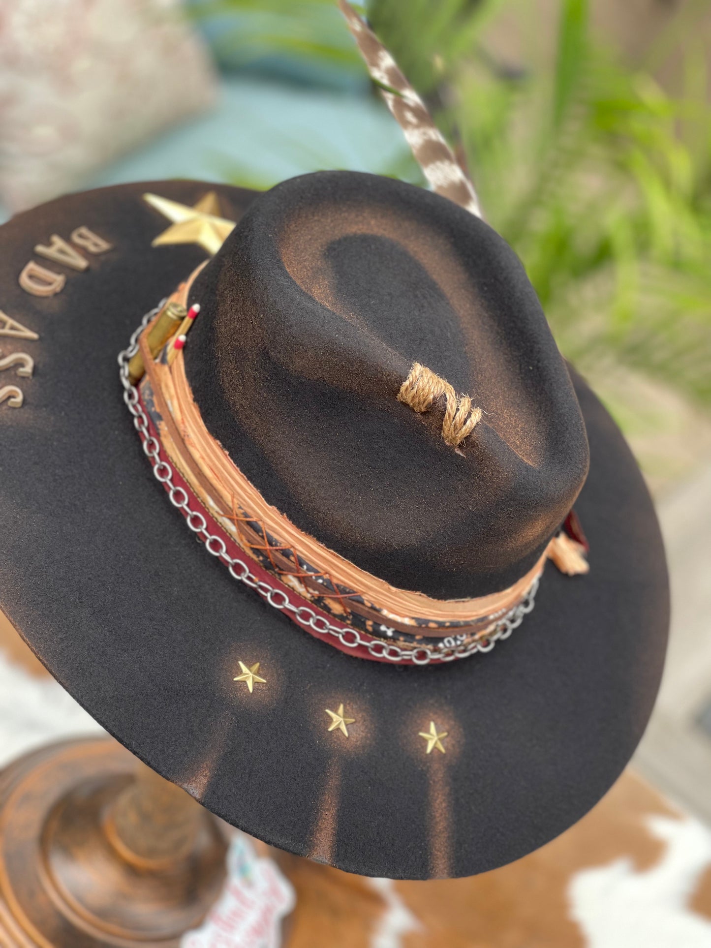 Customized Western Fashion Hat - Bad Ass