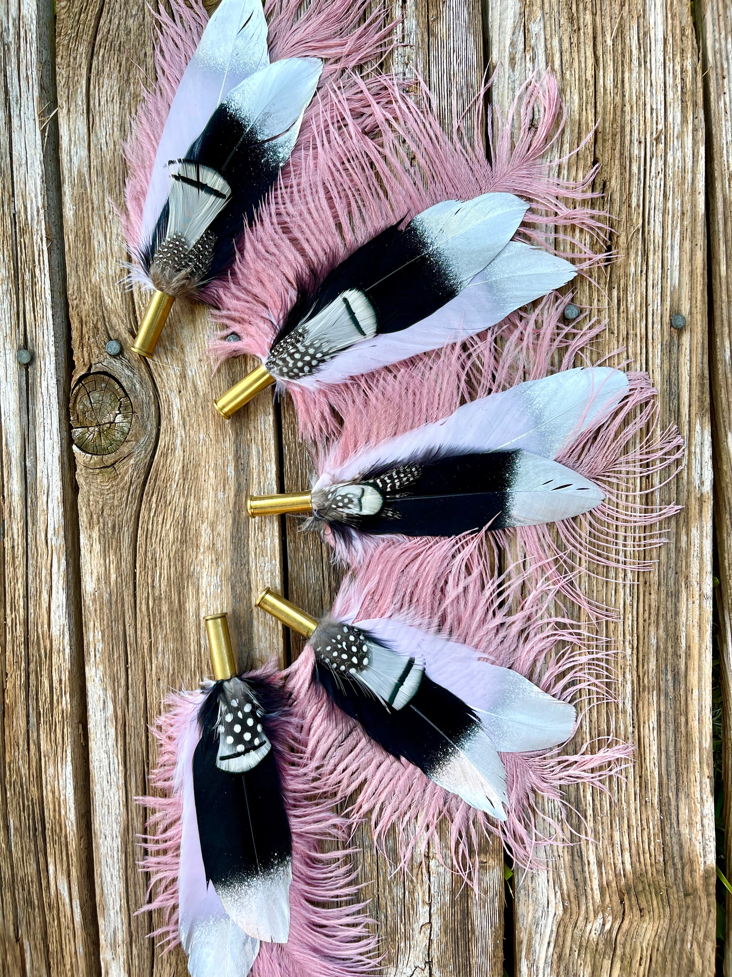 Ostrich deals feather clip