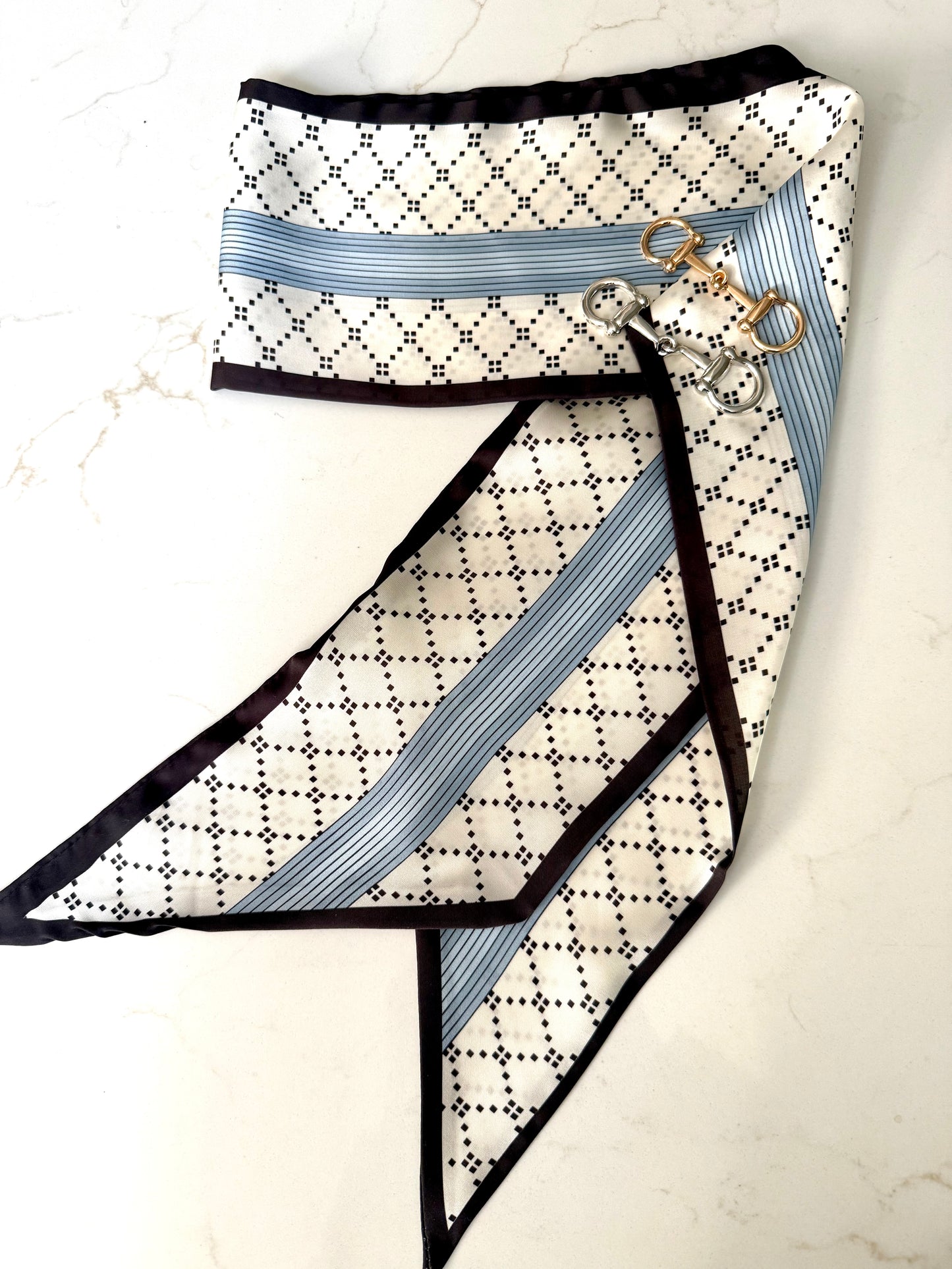 Satin Twill Silk Scarves -  Classic