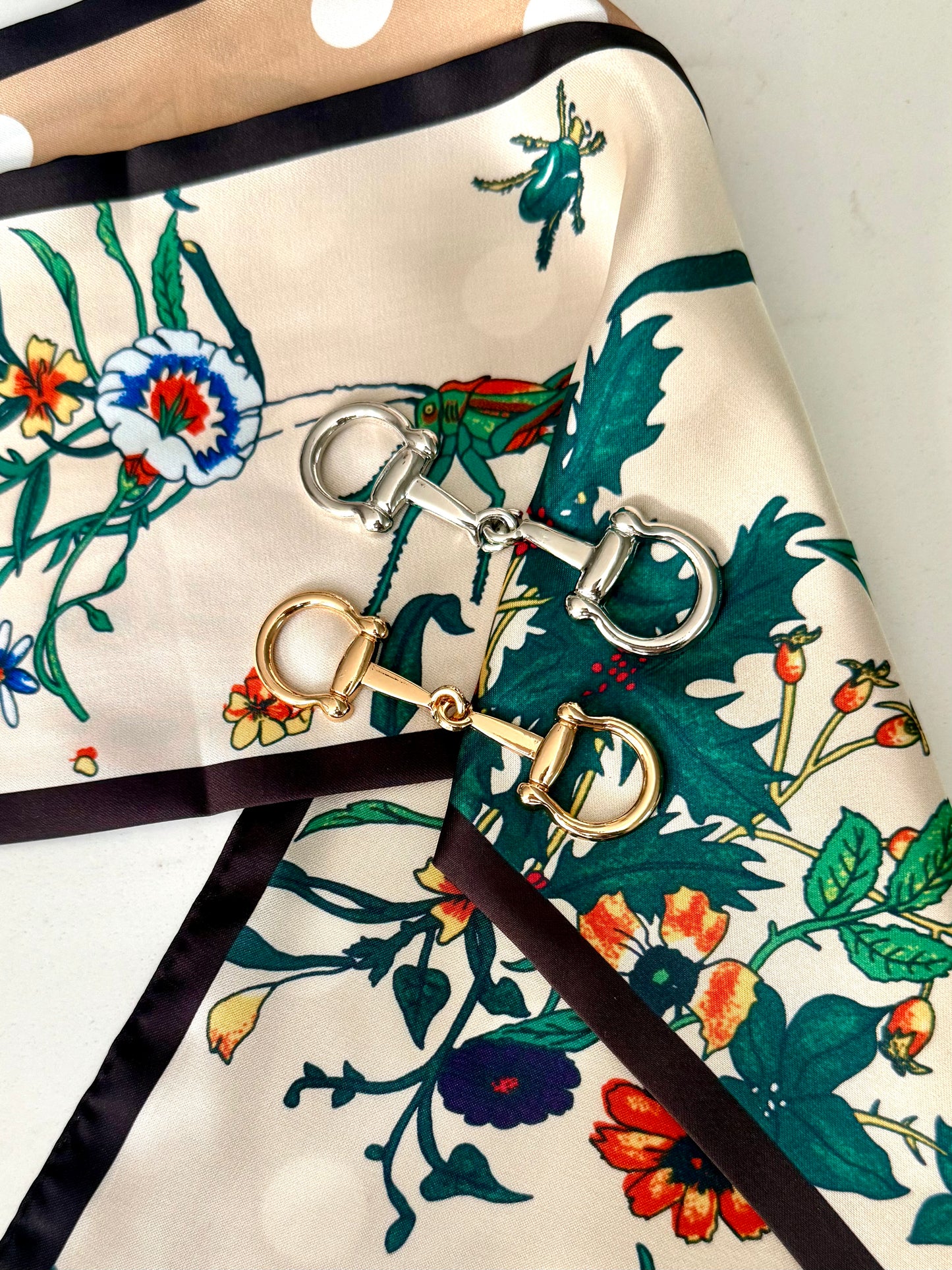 Satin Twill Silk Scarves -  Classic
