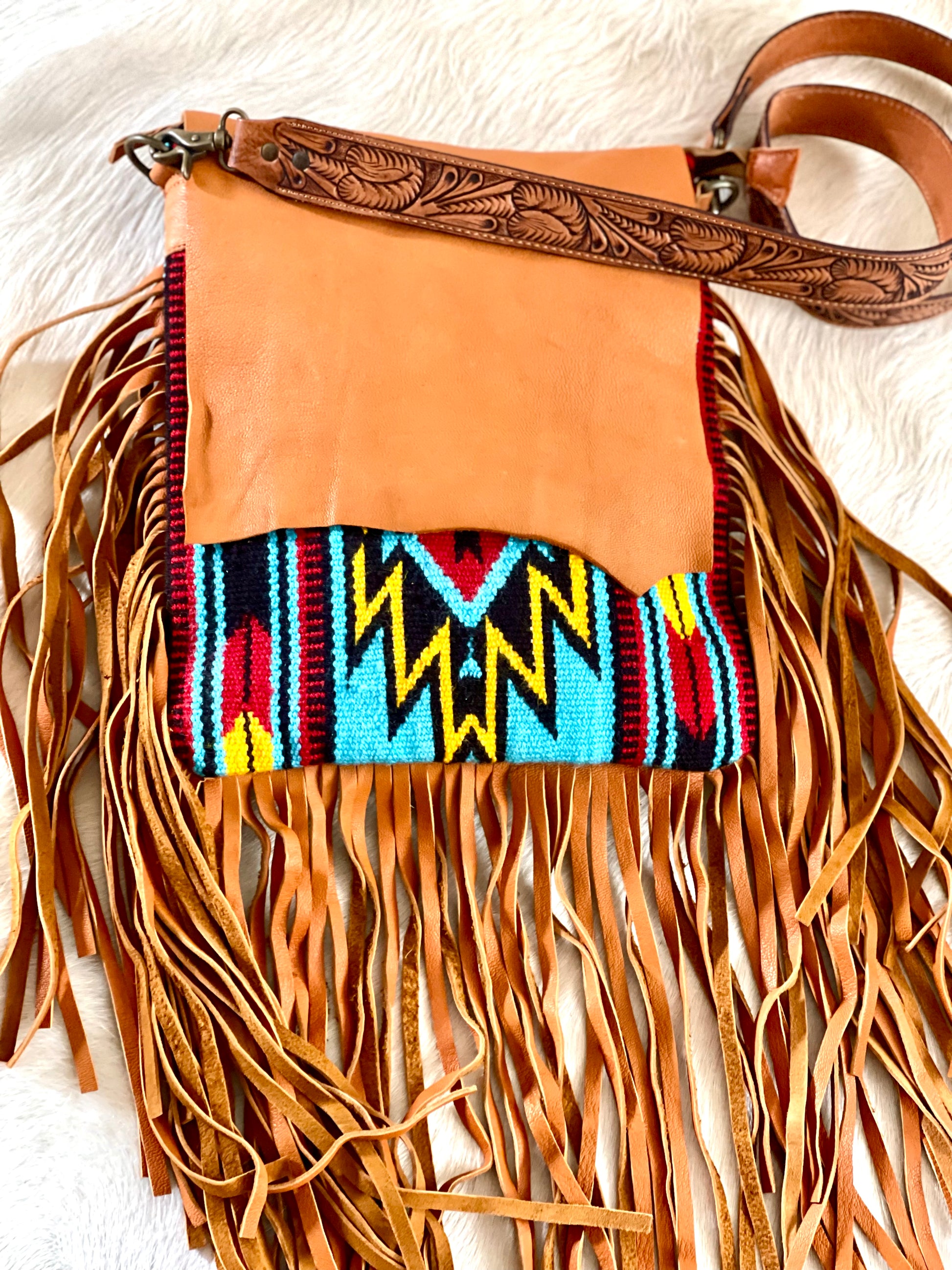 Fringe purse sale