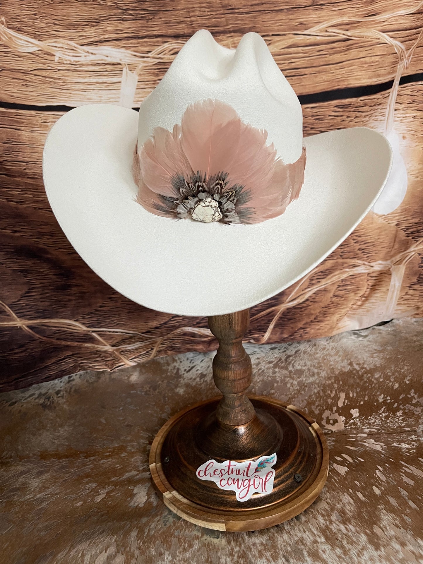 Customized Cowboy Hat - The Front Porch Swing